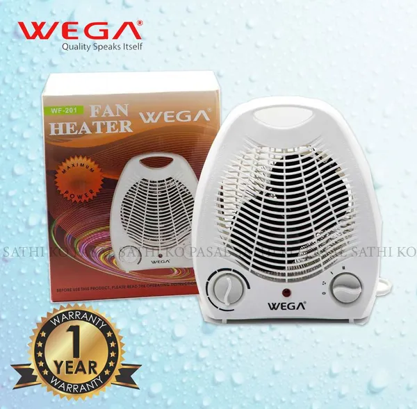 Wega Fan Heater 2 In 1 Hot And Cold Fan Heater-1 Year Warranty